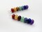 Chakra Gemstone Dangle Pendant, One Charm Made from Natural Stone Beads, Adorabilities